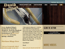 Tablet Screenshot of davidtheshepherd.com